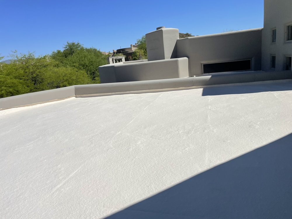 foam roof over garage insulation, Durafoam roofing