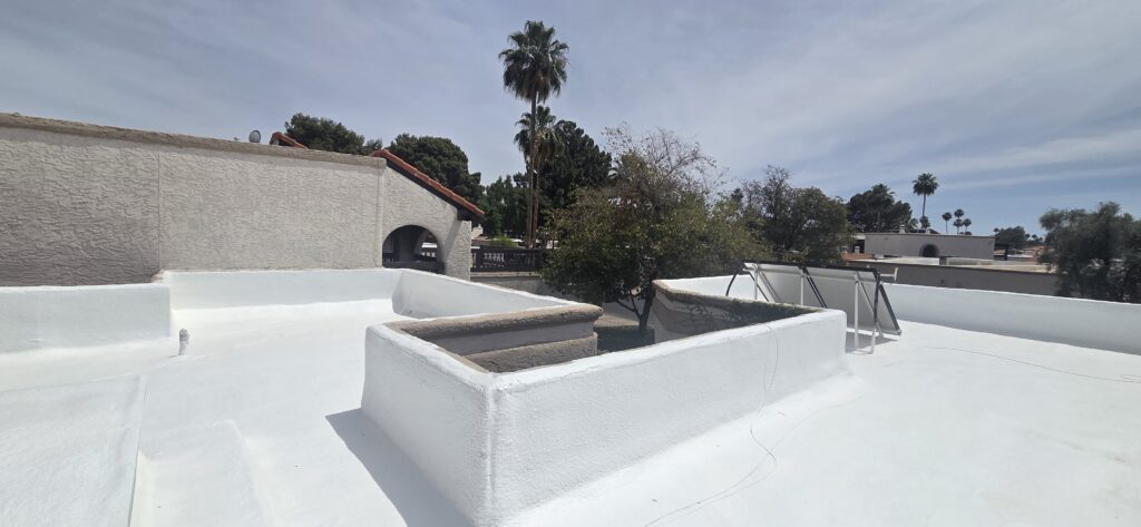 foam roof recoat fountain hills az durafoam roofing