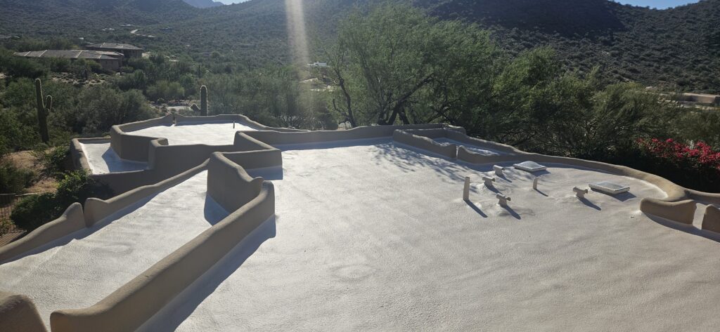 foam roof recoat scottsdale durafoam roofing