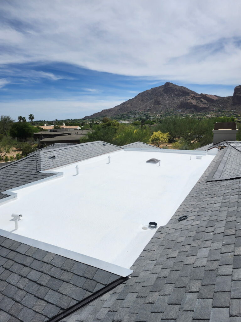 new foam roof paradise valley az durafoam roofing